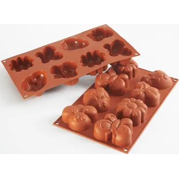 Forma na pečení Forma silikonová (8ks jaro ) 7,75x5,75, v.32cm