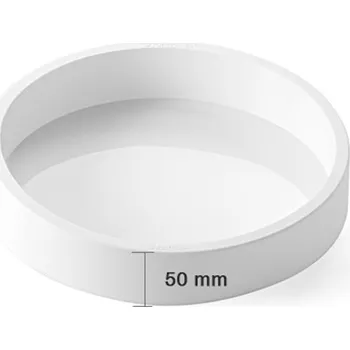 Forma na pečení Forma dortová silikon bílý, kulatá prům.24, v.5cm