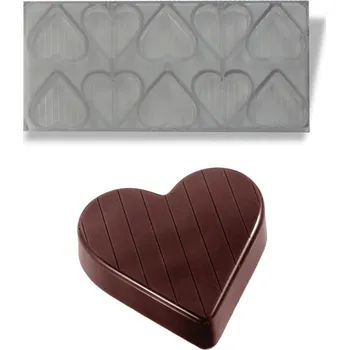 Nádoba na pečení Forma na pralinky (srdce 24g) 2x5 tvarů/forma