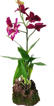 Dekorace do terária Lucky Reptile Jungle Plants Orchidej fialová 40 cm
