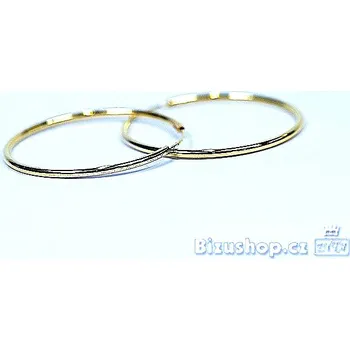 Náušnice Náušnice Kruhy duté odlehčené zlacené 4 cm 269