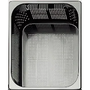 Nerezový dřez GN 2/3 v.10cm nerez děrovaná 35,3x32cm, 9 lt