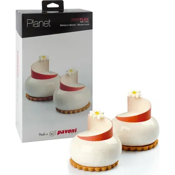 Forma na pečení Forma silikonová design Planet (polokoule) 12x93ml, ⌀6,6, v.3,4cm