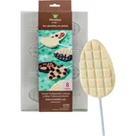 Formy na čoko lízátka Lolli Pop 2 ks (tabulka ovál 30g) 4 tvary/forma, 2 formy