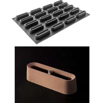 Forma na pečení Forma silikonová (20ks round) 12,3x3,5, v.3,2cm, 100ml