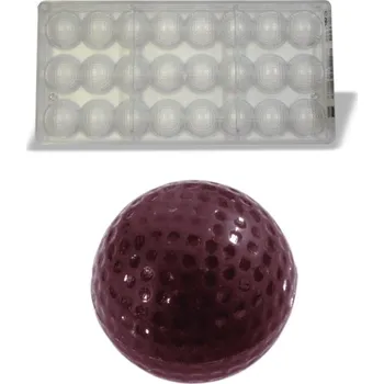 Forma na pečení Forma na pralinky párovací (golfový míček 2x8,5g) 3x8 tvarů/forma