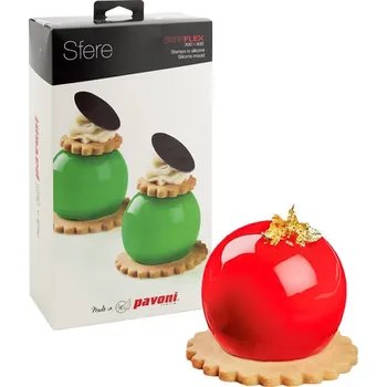 Forma na pečení Forma silikonová design Sfere (koule 5cm) 20x65ml, ⌀5cm