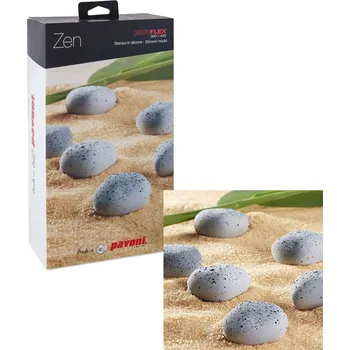 Forma na pečení Forma silikonová design Zen (kámen) 12x100ml, ⌀6,8, v.3,2cm