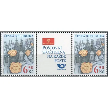 Poštovní známka Česká pošta (2003) č. 380 ** - Česká republika - Růže nad Prahou - 1 + K1 + 1