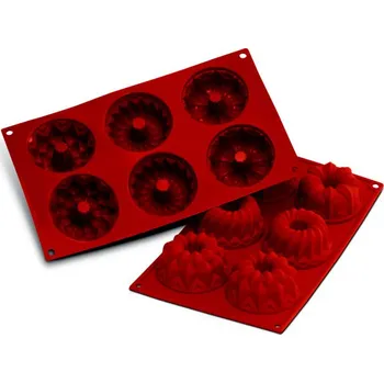 Forma na pečení Forma silikonová (6ks Fantasy bábovky) prům.7,5, v.4cm