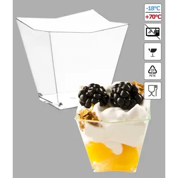 Jednorázové nádobí Pohárek PS Diamante 200ml 50 ks/bal