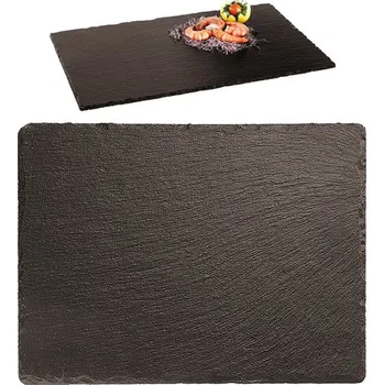 Servírovací deska, podnos z přírodní břidlice 26,5x20,5cm