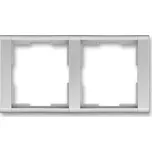 3901F-A00120 08 Rámeček, dvojnásobný, vodorovný, Time, titanový