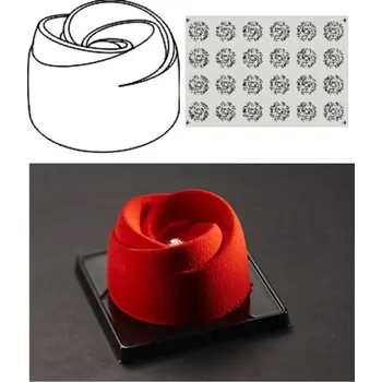 Forma na pečení Forma silikonová (24ks poupě) prům.7, v.4.2cm, 130ml