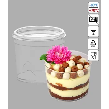 Jednorázové nádobí Víčko na pohárek Fly POL449 50 ks/bal