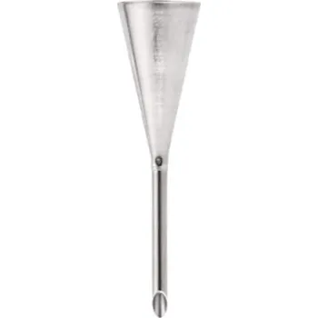 Špička plnící nerez (trychtýř) otvor 0,6, v.7,5cm