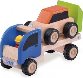 Dřevěná hračka Wonderworld Mini odtahové auto