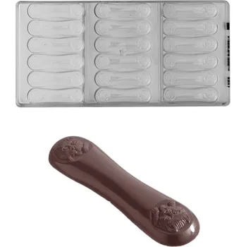 Forma na pečení Forma na pralinky (kočičí jazýčky 6g) 3x6 tvarů/forma