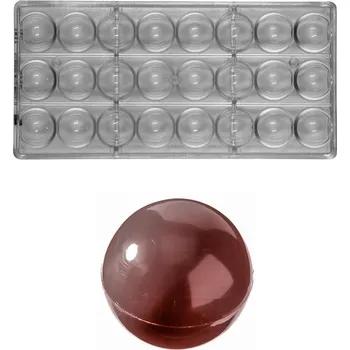 Forma na pečení Forma na pralinky párovací (koule 2x9g) 3x8 tvarů/forma
