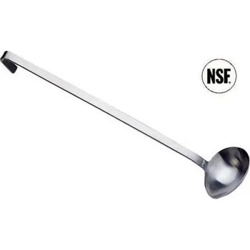 Naběračka Naběračka podlouhlá, s nalévací hubičkou, monoblok, nerez d.38cm