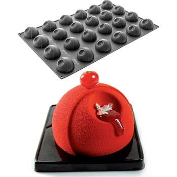 Forma na pečení Forma silikonová (24ks eclisse) prům.7,2, v.4,1cm, 110ml