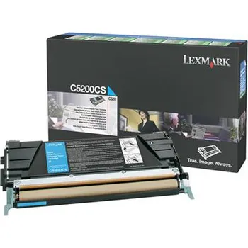 Počítač Lexmark C5200CS, originální toner, azurový, 1500 stran