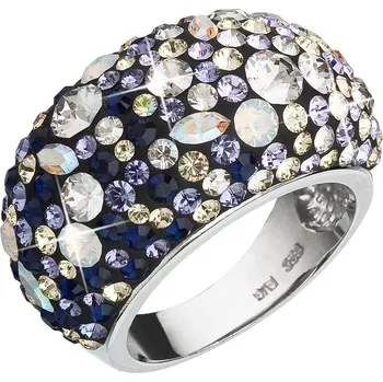 Prsten Prsten se Swarovski Elements 35028.3 INDIGO Velikost prstenu: 56
