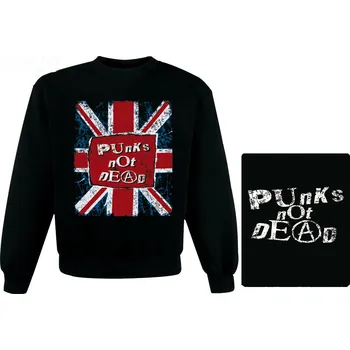 Pánská mikina mikina bez kapuce Punk's Not Dead - Velká Británie