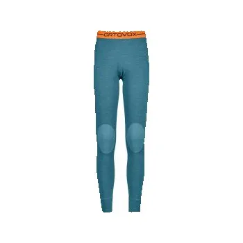 Dámské termo spodky Ortovox 185 ROCK'N'WOOL LONG PANTS W aqua blend M kalhoty + DÁREK DLE VÝBĚRU!