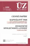 ÚZ 1222: Cenné papíry, Kapitálový trh,…