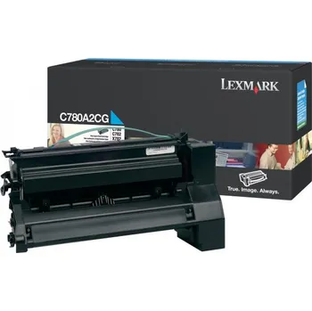 Počítač Lexmark C780A2CG, originální toner, azurový, 6000 stran