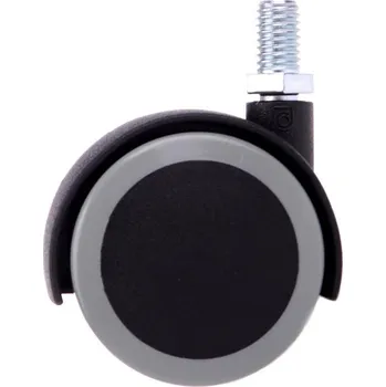Pojezdové kolečko Náhradní kolečko k taburetům a stolkům Weelko - černé/šedé (30008.1) + dárek zdarma