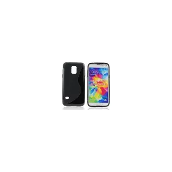 Pouzdro na mobilní telefon ForCell silkonové pouzdro kryt Lux S Black pro Samsung G850 Galaxy Alpha