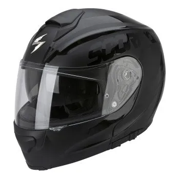 Helma na motorku Scorpion Exo-3000 Air Serenity černá lesklá/černá matná, M