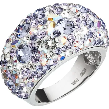 Prsten Prsten se Swarovski Elements 35028.3 VIOLET Velikost prstenu: 60