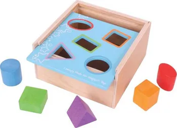 Hračka pro nejmenší Bigjigs Toys vhazovací krabička s tvary