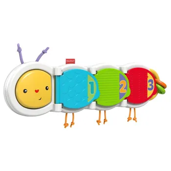 Hračka pro nejmenší Fisher Price housenka s překvapením