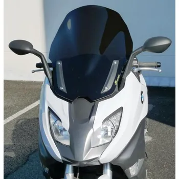 Zatmavené černé plexi pro BMW C650 15-16 (standard) (Plexi na motorku)