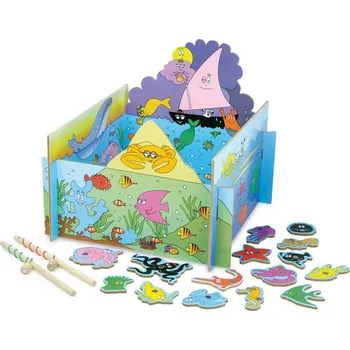 Hračka pro nejmenší Vilac chytání rybiček Barbapapa