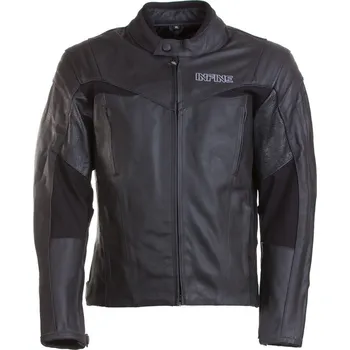 Moto bunda RAPID - černá kožená moto bunda INFINE 3XL