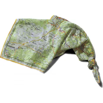 Český kras, Brdy, Povltaví - mapa na šátku