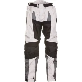 Moto kalhoty CHALLENGE šedé textilní moto kalhoty INFINE M