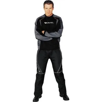 Moto kalhoty STRIDER - pánské černé moto kalhoty Ixon S