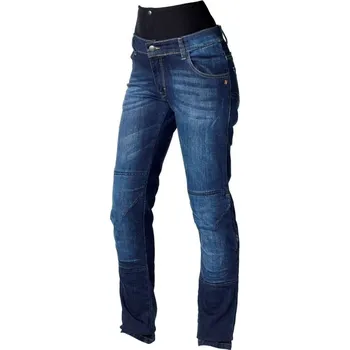 Moto kalhoty STONE HPS405F - dámské modré kevlarové jeans moto kalhoty HEVIK 50