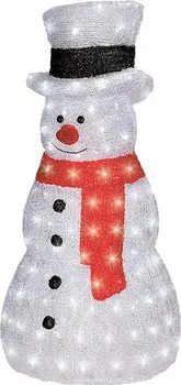 Vánoční osvětlení Solight 1V46 dekorace sněhulák 160 LED studená bílá