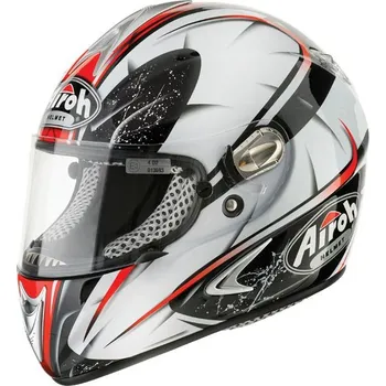 Helma na motorku DRAGON STAR DRST55 - červená integrální moto helma Airoh XXL