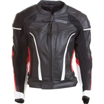 Moto bunda ELENA - dámská černá kožená moto bunda INFINE XS