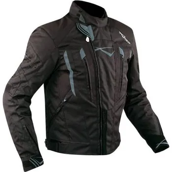 Moto bunda T53 černá textilní moto bunda A-pro XL