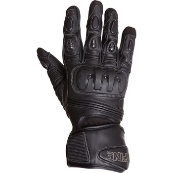 Moto rukavice OCT-206 - sportovní černé kožené moto rukavice INFINE M