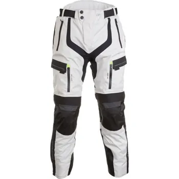 Moto kalhoty STINGRAY šedé - 2v1 šedé textilní moto kalhoty INFINE M